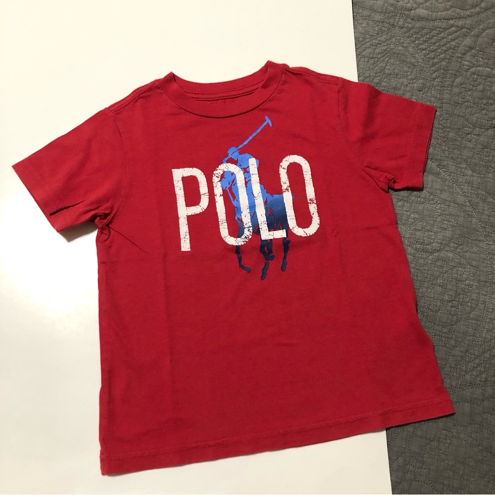 POLO Ralph Lauren Red Logo Tee • 4T